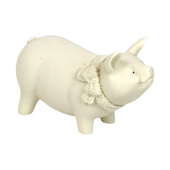 Vintage Dept 56 Annual Animal Bisque Figurines, Lot of 8, Pig, Duck, Rabbit - Picture 7 of 10